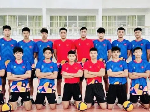 Đội tuyển bóng chuyền U20 nam Việt Nam sẵn sàng cho trận Play-offs với Campuchia