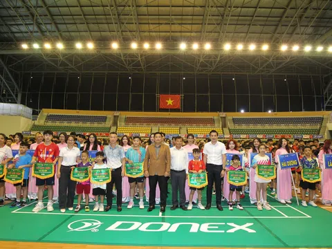 Gần 700 tay vợt trẻ tham gia tranh tài giải Cầu lông các nhóm tuổi thiếu niên quốc gia 2024