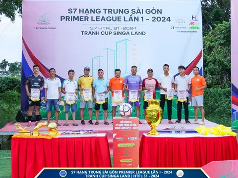Khởi tranh giải Bóng đá S7 Hạng trung Sài Gòn Premier League lần thứ nhất năm 2024