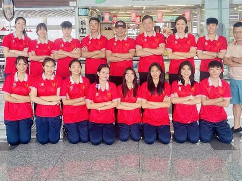 Đội tuyển bóng chuyền nữ U20 Việt Nam lên đường dự giải vô địch trẻ châu Á 2024