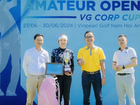 Đoàn Xuân Khuê Minh vô địch giải Golf nghiệp dư nữ quốc gia 2024