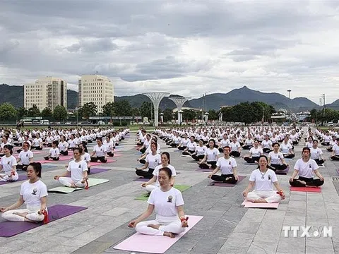 Lan tỏa phong trào tập luyện Yoga ở Hòa Bình  