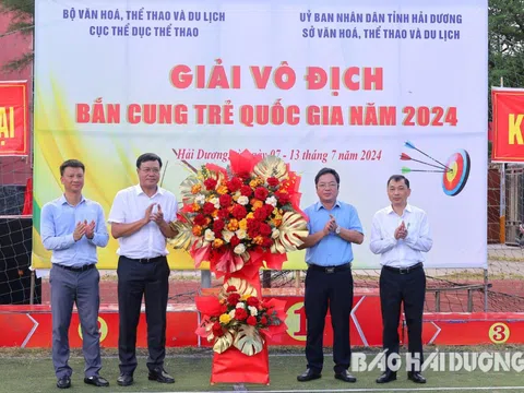 Khởi tranh giải vô địch Bắn cung trẻ quốc gia năm 2024