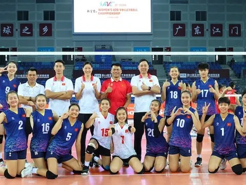 Đội tuyển bóng chuyền nữ U20 Việt Nam giành vé tham dự giải U21 thế giới 2025