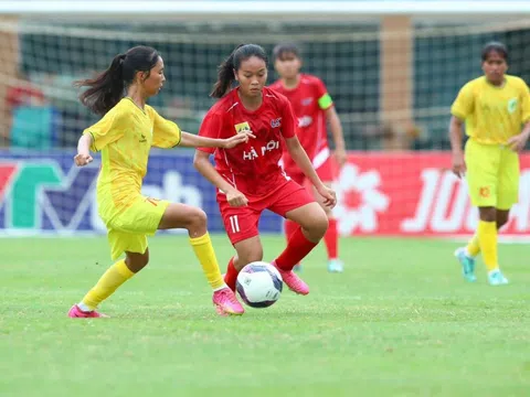 Lượt 5 giải Bóng đá nữ vô địch U16 quốc gia 2024: Hà Nội có 3 điểm trọn vẹn