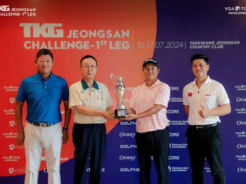 Sin Dong Min vô địch giải đầu tiên của VGA Development Tour