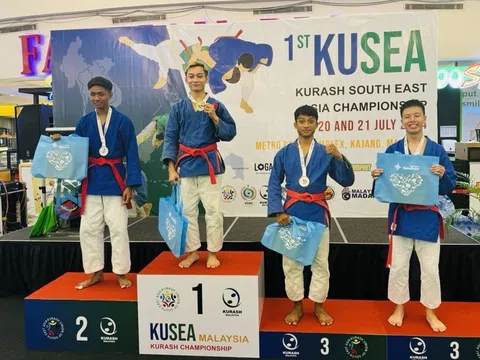 Giải vô địch Kurash Đông Nam Á 2024: Đội tuyển Việt Nam giành 9 huy chương vàng