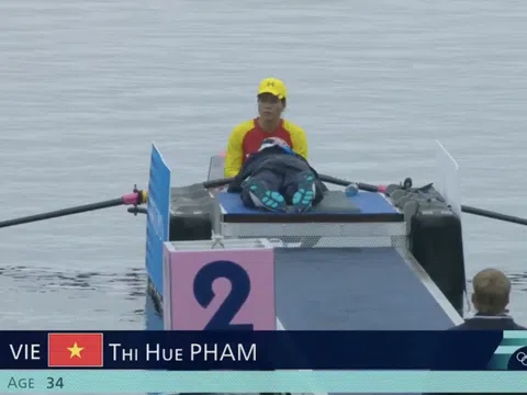 Olympic 2024: Tay chèo Phạm Thị Huệ đứng hạng tư lượt đấu loại đầu tiên
