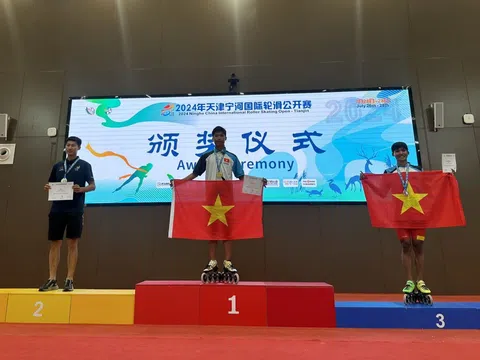 Giải Patin quốc tế Thiên Tân 2024: Việt Nam giành 4 huy chương vàng, 2 huy chương bạc, 1 huy chương đồng