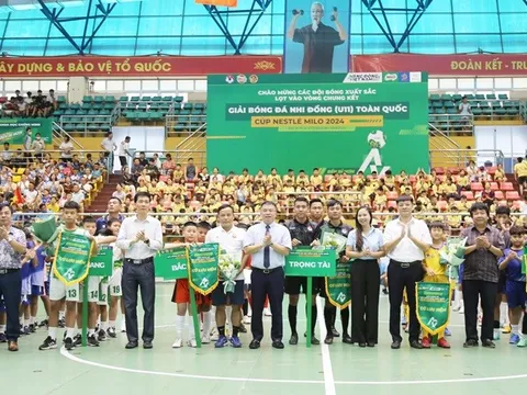 Khai mạc Vòng chung kết giải Bóng đá Nhi đồng toàn quốc 2024: Chủ nhà Bắc Ninh gặp Sông Lam Nghệ An
