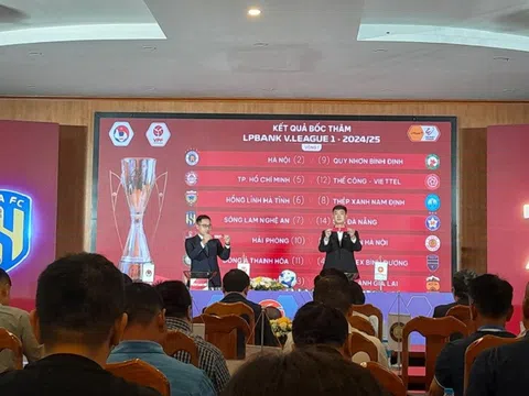 Đương kim vô địch Nam Định làm khách Hà Tĩnh trận mở màn V.League 2024-2025