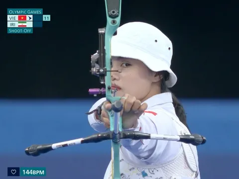 Môn Bắn cung Olympic 2024: Ánh Nguyệt thua đáng tiếc ở “mũi tên vàng”
