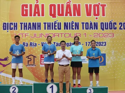 Vũng Tàu khởi động giải Quần vợt vô địch Thanh thiếu niên quốc gia 2024