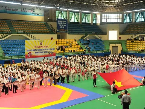 Hơn 500 vận động viên tham dự giải vô địch Karate và Taekwondo trẻ các câu lạc bộ tỉnh Thừa Thiên Huế