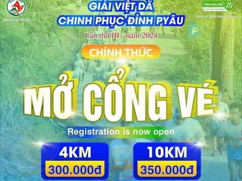 Mở cổng bán vé online giải Việt dã “Chinh phục đỉnh Pờ Yầu”