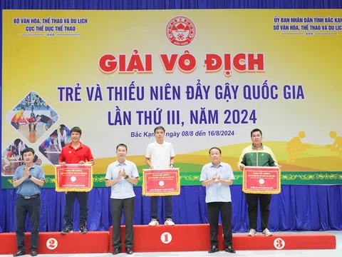 Bắc Giang nhất toàn đoàn giải vô địch trẻ và thiếu niên Đẩy gậy quốc gia lần thứ III