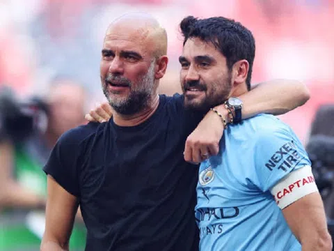 Huấn luyện viên Pep Guardiola sẵn sàng tái hợp trò cưng Ilkay Gundogan