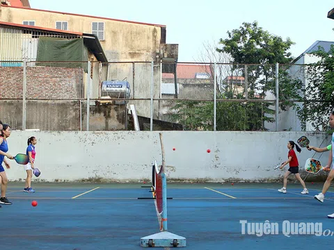 Pickleball - môn thể thao hấp dẫn ở Tuyên Quang