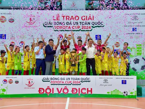 Giải Bóng đá U9 toàn quốc Toyota Cup 2024: Gia Bảo Hải Dương đăng quang ngôi vô địch