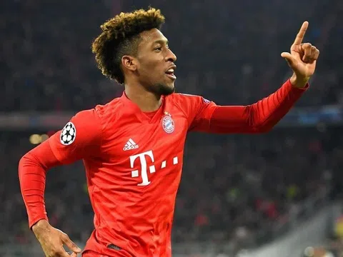 Tiền vệ Kingsley Coman trên đường rời Bayern Munich