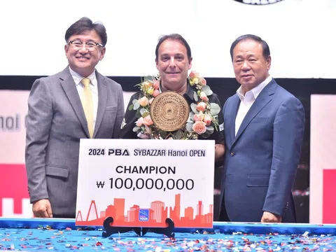 PBA LPBA SY Bazzar Hà Nội Open 2024: Cơ thủ Daniel Sanchez đăng quang, giành giải thưởng 1,9 tỷ đồng