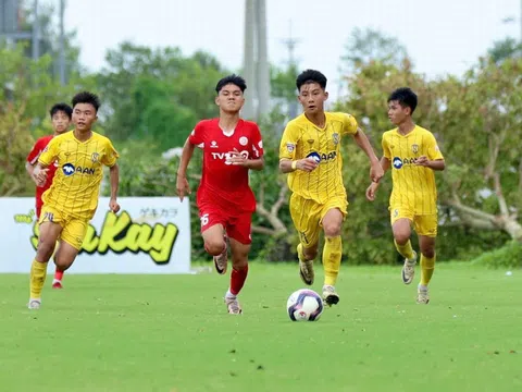 Xác định 4 đội bóng vào Vòng bán kết giải vô địch U15 quốc gia - Cúp ACECOOK 2024