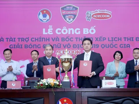 Bốc thăm xếp Lịch thi đấu giải Bóng đá nữ vô địch U19 Quốc gia - Cúp Acecook 2024