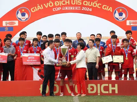 PVF vô địch Vòng chung kết giải Bóng đá U15 Quốc gia - Cúp ACECOOK 2024