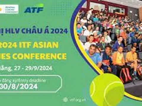 Hơn 100 huấn luyện viên quần vợt quốc tế dự Hội nghị châu Á tại Đà Nẵng