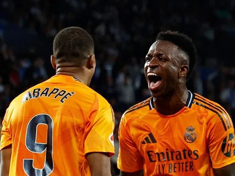 Mbappe và Vinicius tỏa sáng giúp Real Madrid thắng trận