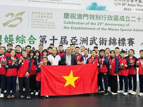 Giải Wushu vô địch châu Á 2024: Việt Nam giành 3 huy chương vàng