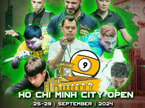 Dàn sao Pool thế giới “đổ bộ” Ho Chi Minh City Open 2024