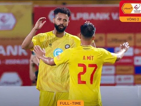 Vòng 2 V.League 2024-2025: Công an Hà Nội thua Đông Á Thanh Hóa trên sân nhà