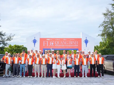 Gần 600 vận động viên tranh tài tại giải FLC Quang Binh Autumn Golf Tournament 2024