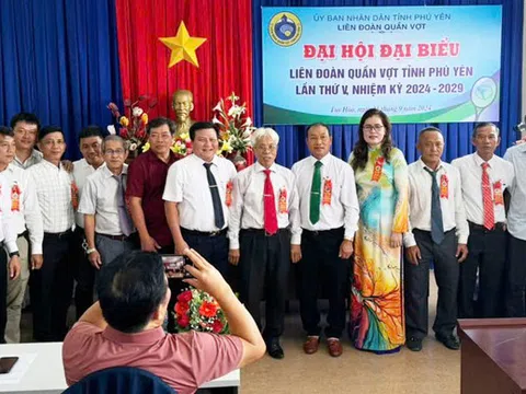 Ông Lê Văn Trúc tái đắc cử Chủ tịch Liên đoàn Quần vợt Phú Yên nhiệm kỳ 2024-2029