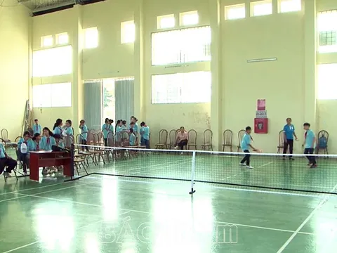 Huyện Thanh Liêm tập huấn kỹ thuật chơi môn thể thao Pickleball 