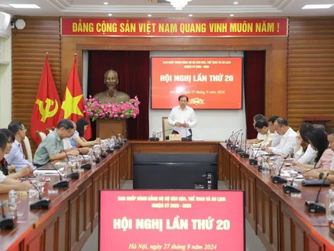 Hội nghị lần thứ 20 Ban Chấp hành Đảng bộ Bộ Văn hóa, Thể thao và Du lịch