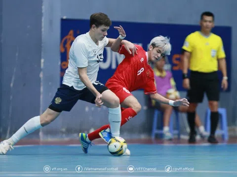 Giao hữu futsal: Đội tuyển U19 Việt Nam thắng đội tuyển U19 Nga 4-2