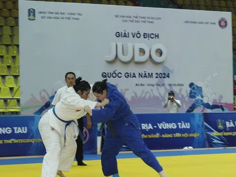 310 vận động viên tranh tài giải vô địch Judo quốc gia 2024