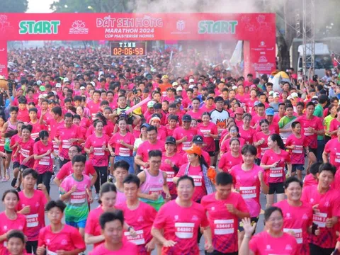 Khép lại giải Marathon Đất Sen hồng - Đồng Tháp năm 2024 thành công