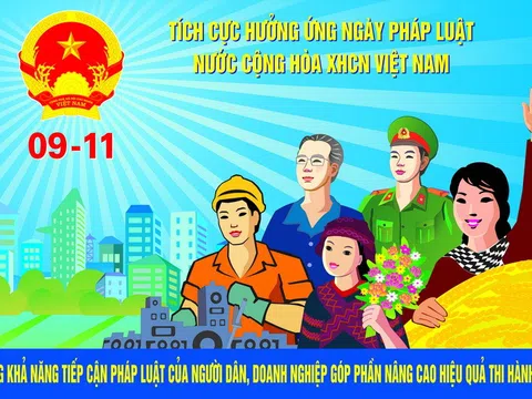 Tổ chức các hoạt động hưởng ứng Ngày Pháp luật nước Cộng hòa XHCN Việt Nam năm 2024