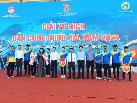 Gần 200 vận động viên tranh tài tại giải vô địch Bắn cung quốc gia 2024