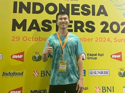 Hải Đăng vào tứ kết giải Cầu lông BNI Indonesia Masters II