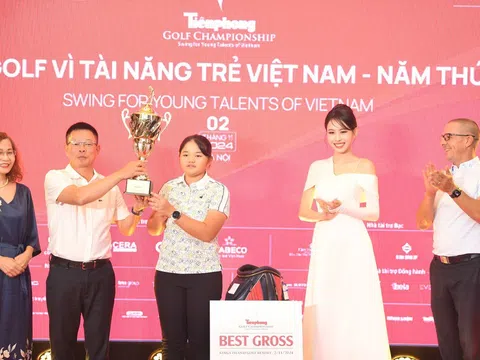 Tiền Phong Golf Championship 2024: Golfer 12 tuổi Nguyễn Bảo Châu đăng quang ngôi vô địch