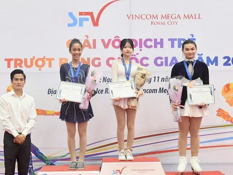 TP.HCM và Hà Nội chiếm ưu thế ở Giải vô địch trẻ Trượt băng quốc gia năm 2024