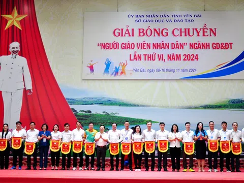 Giải Bóng chuyền Người giáo viên nhân dân tỉnh Yên Bái năm 2024  