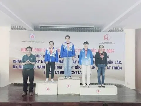 Giải vô địch cờ Tướng xuất sắc quốc gia 2024: Tìm ra nhà vô địch nội dung cờ Chớp và cờ Nhanh