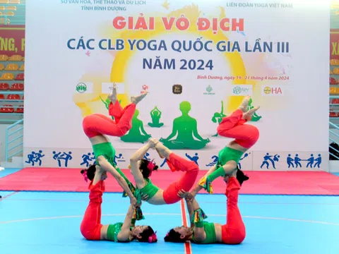 Giải vô địch Yoga quốc gia lần thứ VI năm 2024: Hơn 130 vận động viên tham gia tranh tài