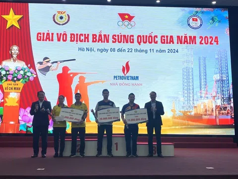 Hà Nội nhất toàn đoàn giải vô địch Bắn súng quốc gia năm 2024