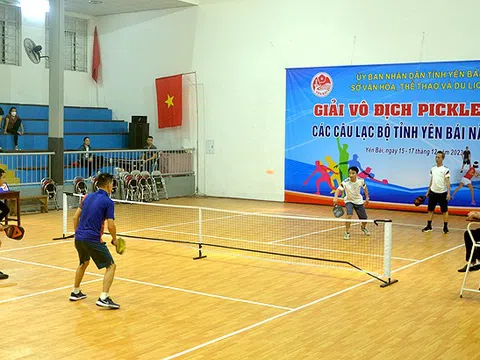 Yên Bái sẽ tổ chức giải vô địch Pickleball các nhóm tuổi lần thứ hai